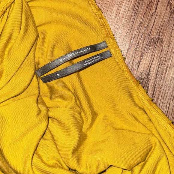 Anthropologie • Playful Floral Ruffle Knit Mini Dress - Picture 5 of 15